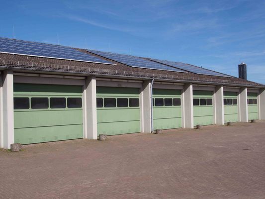 Solaranlage beim Bremischen Deichverband im Blockland
