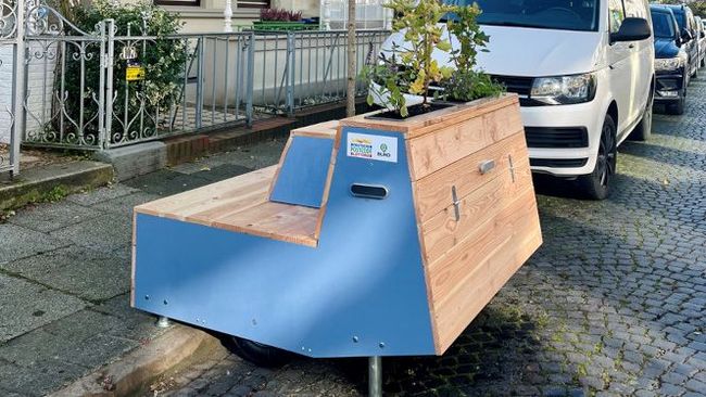 Parklet in der Braunschweiger Straße
